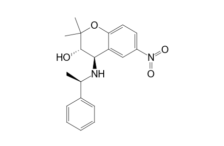 (3S,4R)-2,2-Dimethyl-6-nitro-4-((R)-1-phenylethylamino)chroman-3-ol