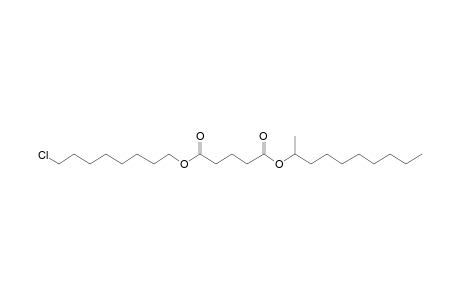 Glutaric acid, dec-2-yl 8-chlorooctyl ester