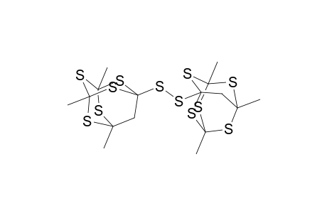 2,4,6,8,9-Pentathiatricyclo[3.3.1.1(3,7)]decane, 3,3'-dithiobis[1,5,7-trimethyl-