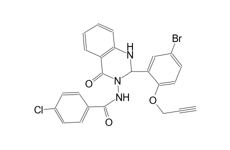 N-(2-[5-bromo-2-(2-propynyloxy)phenyl]-4-oxo-1,4-dihydro-3(2H)-quinazolinyl)-4-chlorobenzamide