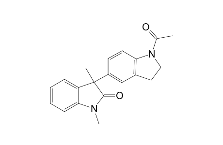 1'-acetyl-1,3-dimethyl-3,5'-biindolin-2-one