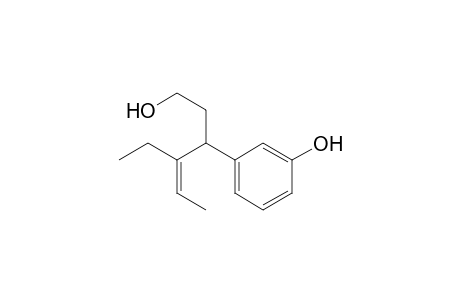 4-Ethyl-3-(3-hydroxyphenyl)hex-4-en-1-ol