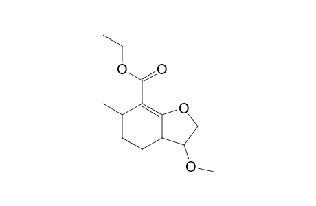Ethyl 3-Methoxy-6-methyl-2,3,3a,4,5,6-Hexahydrobenzofuran-7-carboxylate