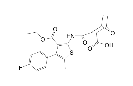 3-({[3-(ethoxycarbonyl)-4-(4-fluorophenyl)-5-methyl-2-thienyl]amino}carbonyl)-7-oxabicyclo[2.2.1]heptane-2-carboxylic acid
