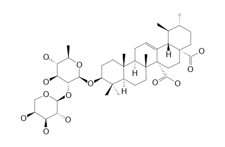 3-O-[ALPHA-L-ARABINOPYRANOSYL-(1->2)-BETA-D-QUINOVOPYRANOSYL]-QUINOVIC-ACID