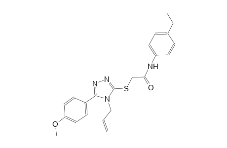 2-{[4-allyl-5-(4-methoxyphenyl)-4H-1,2,4-triazol-3-yl]sulfanyl}-N-(4-ethylphenyl)acetamide