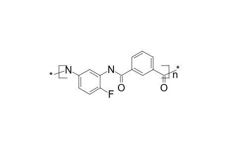 Polyamide on the basis of 6-fluoro-1,3-phenylenediamine and isophthalic acid