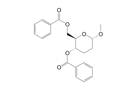Methyl-4,6-di-O-benzoyl-2,3-dideoxy-.alpha.-D-glucopyranoside