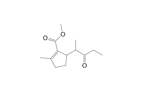 Methyl 2-methyl-5-[1'-methyl-2'-oxobutyl]cyclopent-1-enecarboxylate