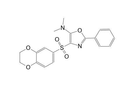 5-oxazolamine, 4-[(2,3-dihydro-1,4-benzodioxin-6-yl)sulfonyl]-N,N-dimethyl-2-phenyl-