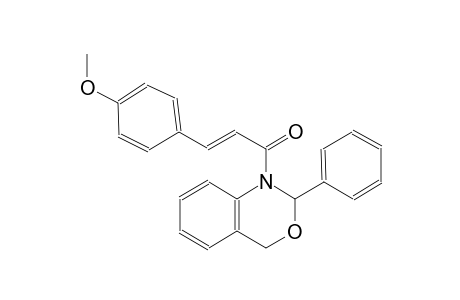 1-[(2E)-3-(4-methoxyphenyl)-2-propenoyl]-2-phenyl-1,4-dihydro-2H-3,1-benzoxazine