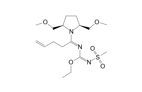 2,5-Bis(methoxymethyl)-N-[1-(N'-mestylimino(ethoxymethylimino)pent-4-en-1-yl]pyrrolidine