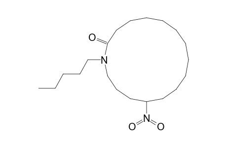Azacyclohexadecan-2-one, 13-nitro-1-pentyl-