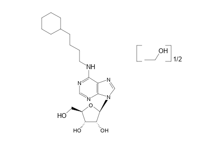 N-(4-cyclohexylbutyl)adenosine, compound with ethyl alcohol (2:1)