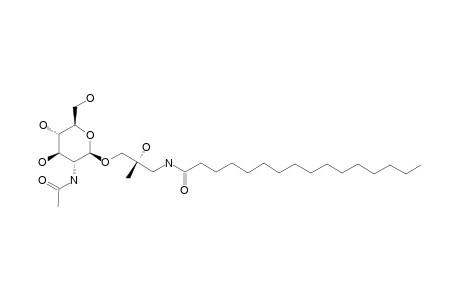 (2R)-2-HYDROXY-2-METHYL-3-PALMITAMIDOPROPYL-2-ACETAMIDO-2-DEOXY-BETA-D-GLUCOPYRANOSIDE