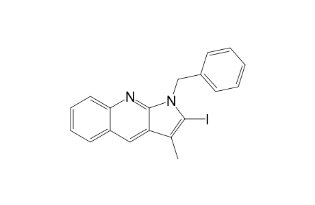 1-Benzyl-2-iodo-3-methylpyrrolo[2,3-b]quinoline