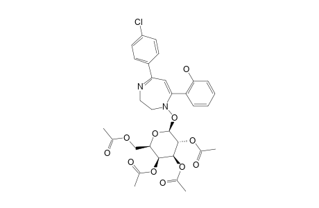 N-4-(2,3,4,6-TETRA-O-ACETYL-BETA-D-GALACTOPYRANOSYL)-5-(2-HYDROXYPHENYL)-7-(4-CHLOROPHENYL)-2,3-DIHYDRO-1,4-DIAZEPINE