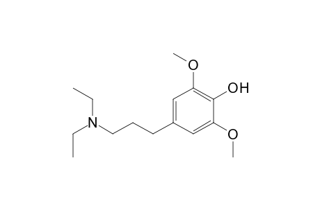 Phenol, 4-[3-(diethylamino)propyl]-2,6-dimethoxy-
