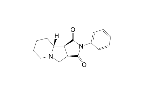 (3aS*,9aR*,9bR*)-Octahydro-2-phenyl-1H-pyrrolo[3,4-a]indolizine-1,3(2H)-dione