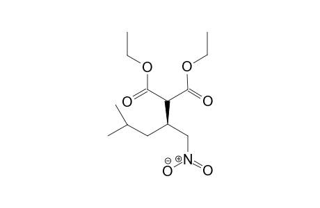 Diethyl [3-methyl-(1S)-(nitromethyl)-butyl]malonate