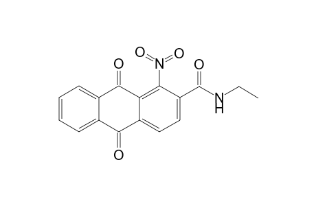 N-ethyl-1-nitro-9,10-bis(oxidanylidene)anthracene-2-carboxamide