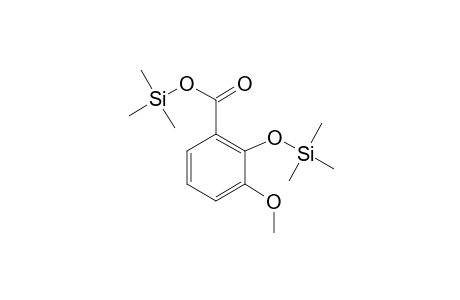Salicylic acid <3-methoxy->, di-TMS