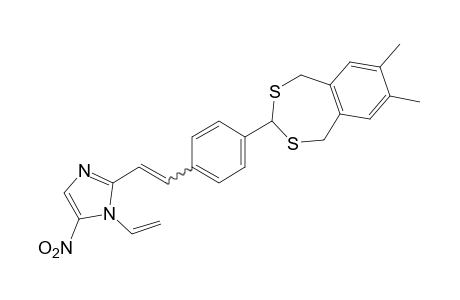 2-[p-(7,8-dimethyl-2,4-benzodithiepin-3-yl)styryl]-5-nitro-1-vinylimidazole
