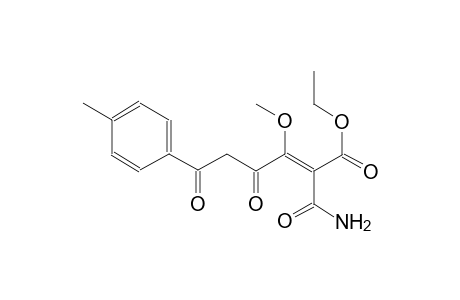 (Z)-2-carbamoyl-3-methoxy-6-(4-methylphenyl)-4,6-dioxo-2-hexenoic acid ethyl ester