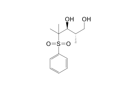 (2S,3S)-4-Benzenesulfonyl-2,4-dimethyl-pentane-1,3-diol