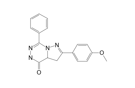 2-(4-METHOXYPHENYL)-2-PHENYL-3,3A-DIHYDRO-4-OXO-5H-PYRAZOLO-[1,5-D]-[1,2,4]-TRIAZINE