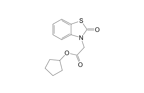 Cyclopentyl (2-oxo-1,3-benzothiazol-3(2H)-yl)acetate