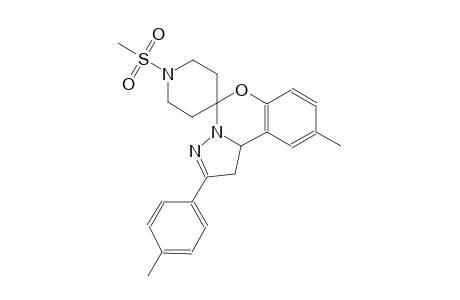 9-methyl-1'-(methylsulfonyl)-2-(p-tolyl)-1,10b-dihydrospiro[benzo[e]pyrazolo[1,5-c][1,3]oxazine-5,4'-piperidine]