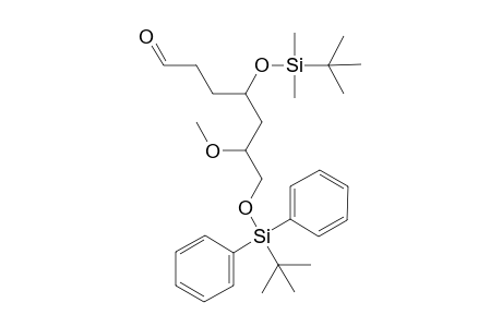 7-[(tert-Butyldiphenylsilyl)oxy]-4-[(tert-butyldimethylsilyl)oxy]-6-methoxyheptanal