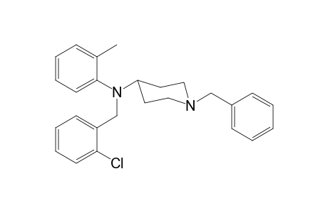 1-Benzyl-N-(2-chlorobenzyl)-N-(2-methylphenyl)piperidin-4-amine
