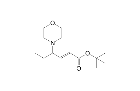 tert-Butyl (E)-4-(morpholinyl)hex-2-enoate