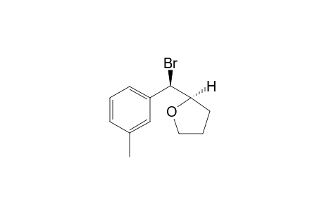 (2R)-Tetrahydro-2-[(R)-bromo(3-methylphenyl)methyl]furan