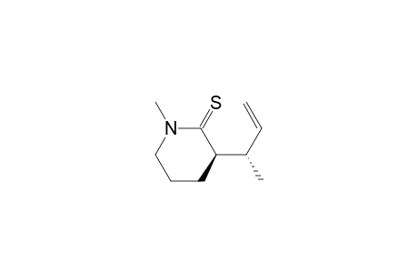 2-Piperidinethione, 1-methyl-3-(1-methyl-2-propenyl)-, (R*,S*)-