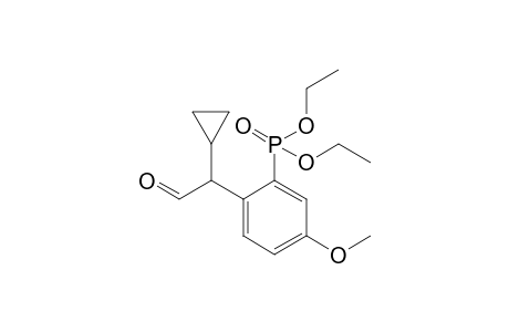 Diethyl[2-(cyclopropyl-2-oxoethyl)-5-methoxyphenyl]phosphonate
