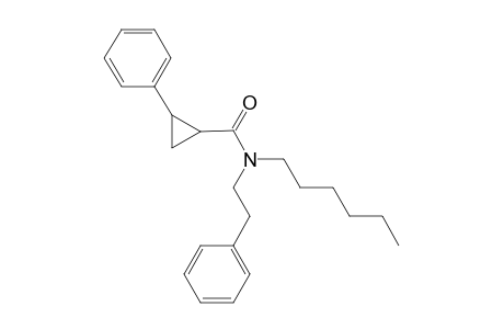 Cyclopropanecarboxamide, 2-phenyl-N-(2-phenylethyl)-N-hexyl-