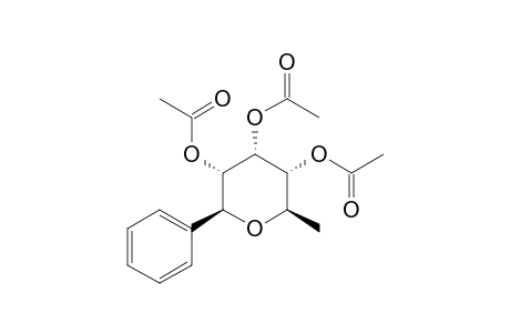 (2R,3R,4R,5S,6S)-2-Methyl-6-phenyltetrahydro-2H-pyran-3,4,5-triyl Triacetate