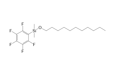 1-Dimethyl(pentafluorophenyl)silyloxyundecane