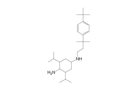 1,4-Cyclohexanediamine, N4-[3-[4-(1,1-dimethylethyl)phenyl]-3-methylbutyl]-2,6-bis(1-methylethyl)-