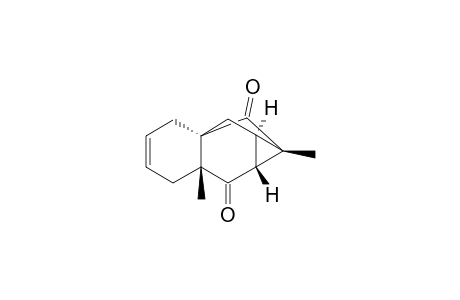 1,2a-Methano-2aH-cyclopropa[b]naphthalene-2,7(1H,3H)-dione, 1a,6,6a,7a-tetrahydro-1a,6a-dimethyl-, (1.alpha.,1a.beta.,2a.alpha.,6a.beta.,7a.beta.)-