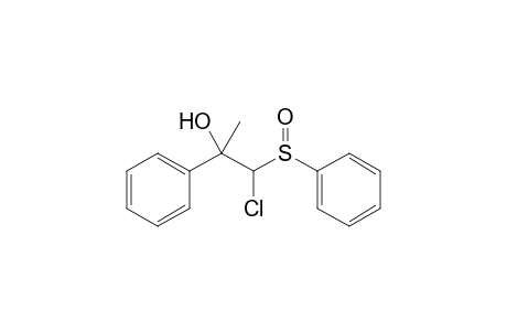 1-[Chloro(phenylsulfinyl)methyl]-1-phenylethanol