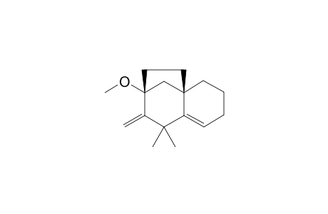 7,7-Dimethyl-9-methoxy-8-methylenetricyclo[7.2.1.0(1,6)]dodec-5-ene