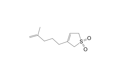 3-(4'-Methyl-4'-pentenyl)thia-2-cyclopentene-1,1,dioxide
