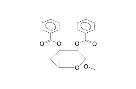 METHYL 4,6-DIDEOXY-2,3-DI-O-BENZOYL-4C-METHYL-ALPHA-L-TALOHEXOPYRANOSIDE