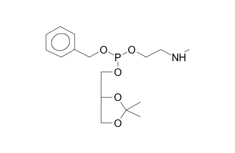 O-(1,2-ISOPROPYLIDENEGLYCERO-3)-O-BENZYL-O-(2-METHYLAMINOETHYL)PHOSPHITE