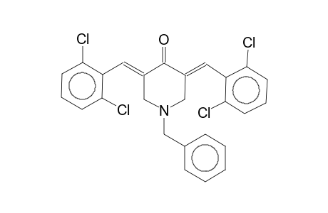 1-benzyl-3,5-bis(2,6-dichlorobenzylidene)piperidin-4-one