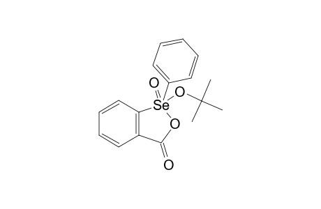 1,1-Dihydro-1-tert.-butoxy-1-phenyl-3H-2,1-benzoxaselenol-3-one-1-oxide